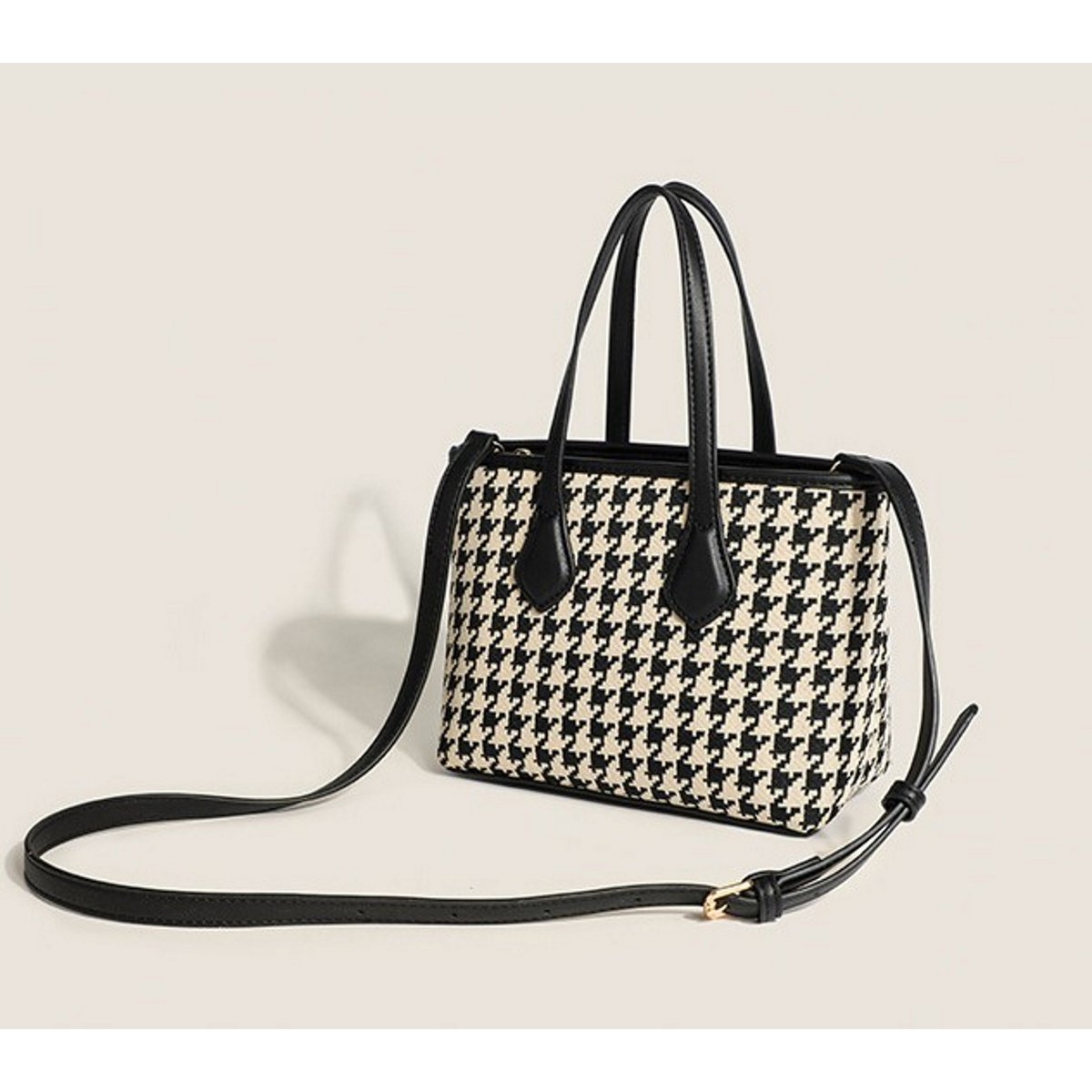 Die Little Lady – Karierte kleine Handtasche / Umhängetasche
