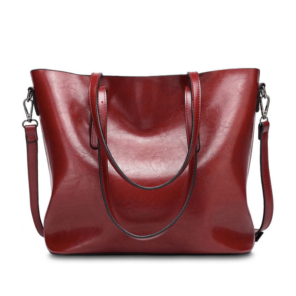 Damen Handtasche Leder Umhängetasche (2 Farboptionen)