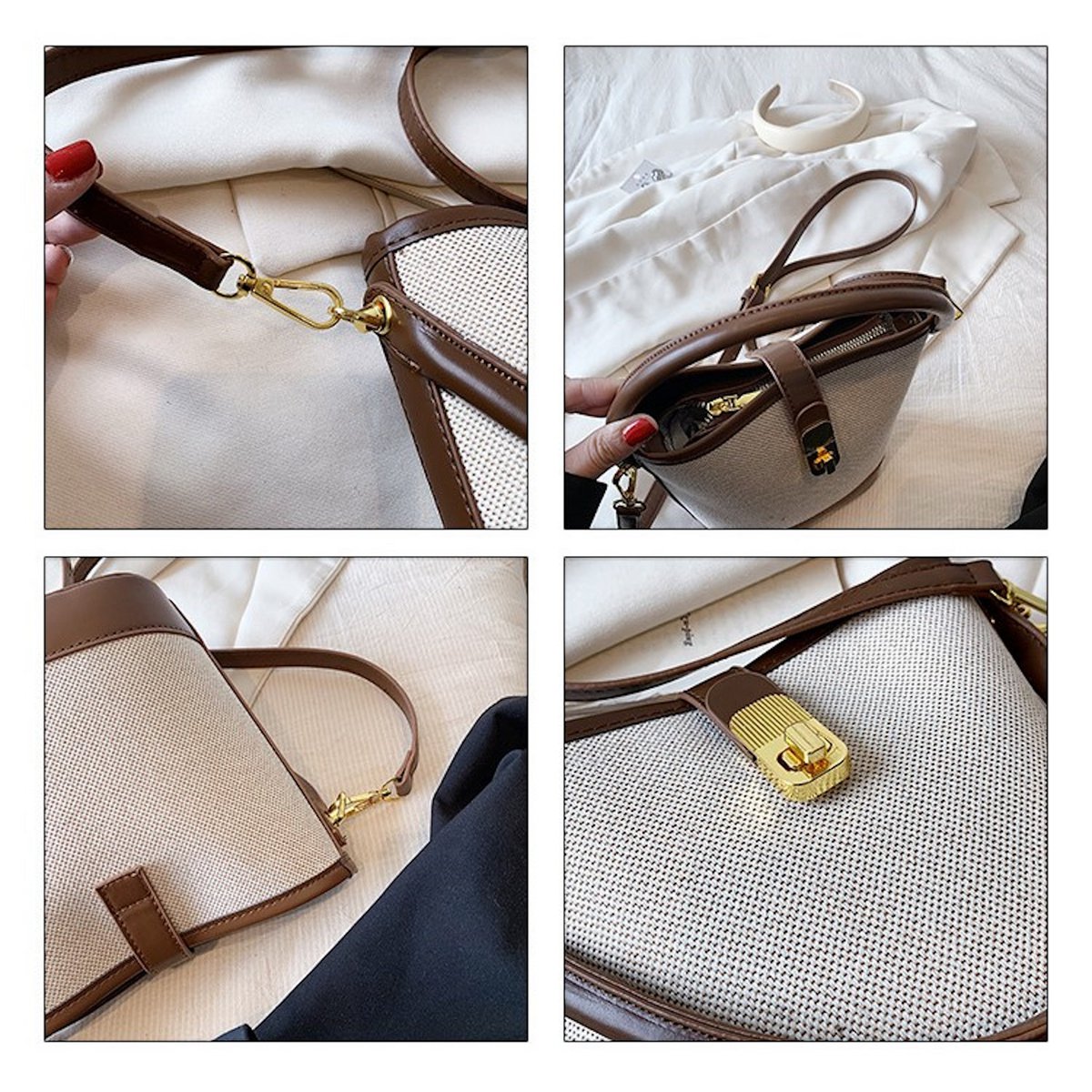 The Little Mighty – Kleine Handtasche mit Schultergurt (2 Farboptionen)
