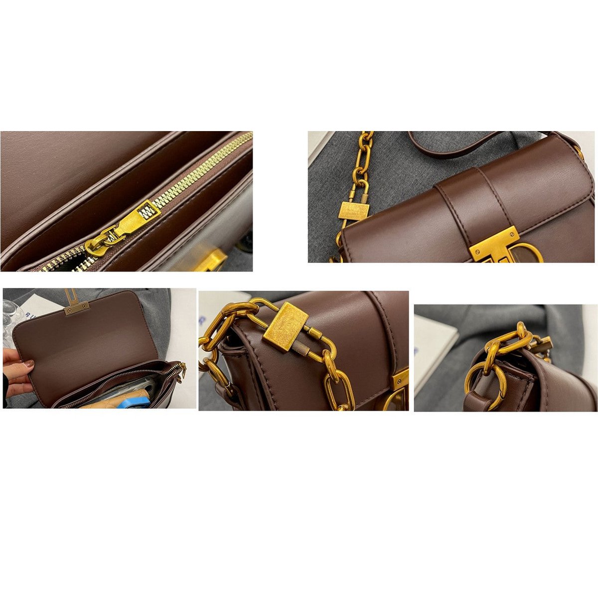 The Fine Mighty – Kleine Handtasche mit 2 Schulterriemen (2 Farboptionen)