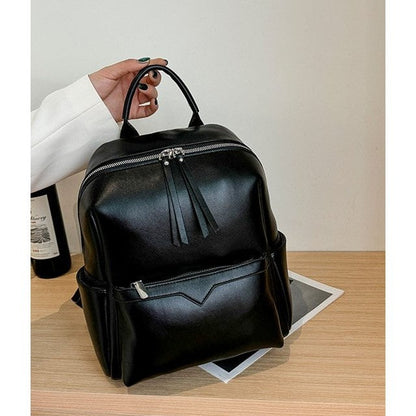 Less is More – Multifunktionaler Damenrucksack aus Lederimitat (2 Farboptionen)