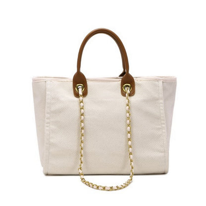 Große Schultertasche aus Canvas . Modell-Nr: AB20221028