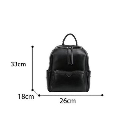 Less is More – Multifunktionaler Damenrucksack aus Lederimitat (2 Farboptionen)