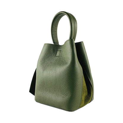GAIA – Beuteltasche aus echtem italienischem Leder  RENATO BORZATTA – Italy since 1978