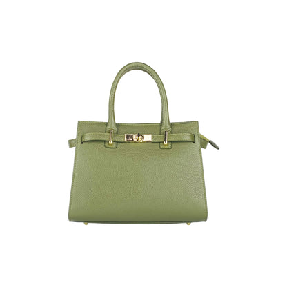 SYDNEY – Convertible shopping bag made of genuine leather, Made in Italy