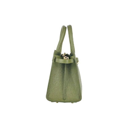 SYDNEY – Convertible shopping bag made of genuine leather, Made in Italy