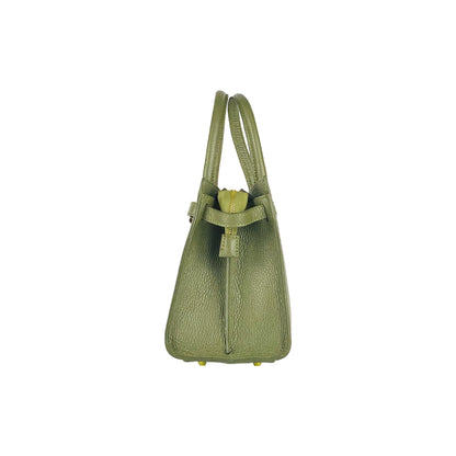 SYDNEY – Convertible shopping bag made of genuine leather, Made in Italy