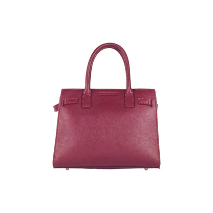 SYDNEY – Convertible shopping bag made of genuine leather, Made in Italy