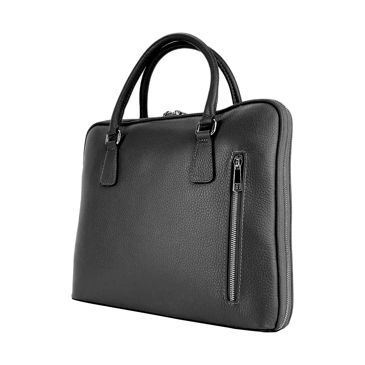 AMELIA – Unisex Business-Aktentasche aus echtem italienischem Leder  RENATO BORZATTA – Italy since 1978