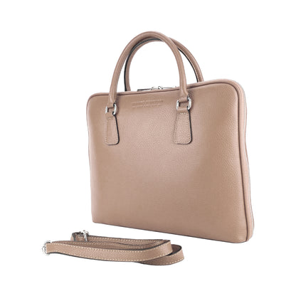 AMELIA – Unisex Business-Aktentasche aus echtem italienischem Leder  RENATO BORZATTA – Italy since 1978