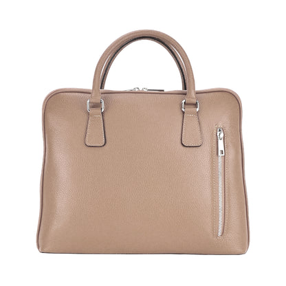 AMELIA – Unisex Business-Aktentasche aus echtem italienischem Leder  RENATO BORZATTA – Italy since 1978