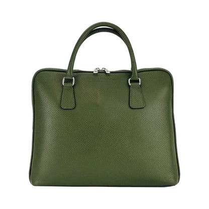 AMELIA – Unisex Business-Aktentasche aus echtem italienischem Leder  RENATO BORZATTA – Italy since 1978