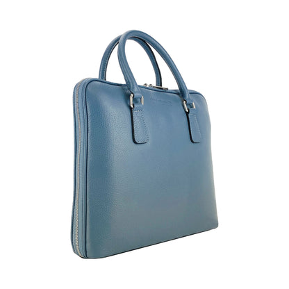 AMELIA – Unisex Business-Aktentasche aus echtem italienischem Leder  RENATO BORZATTA – Italy since 1978