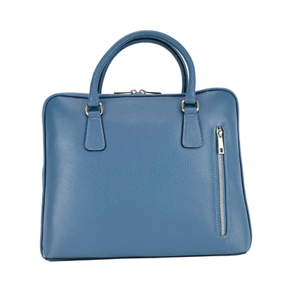 AMELIA – Unisex Business-Aktentasche aus echtem italienischem Leder  RENATO BORZATTA – Italy since 1978