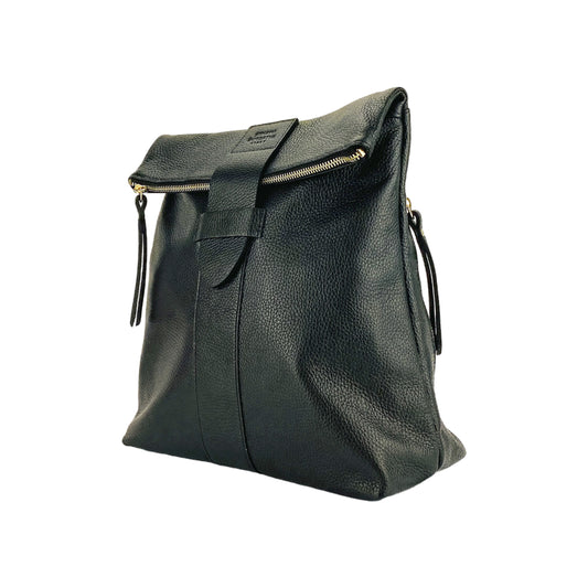 LISA – Weicher Damenrucksack aus echtem italienischem Leder  RENATO BORZATTA – Italy since 1978