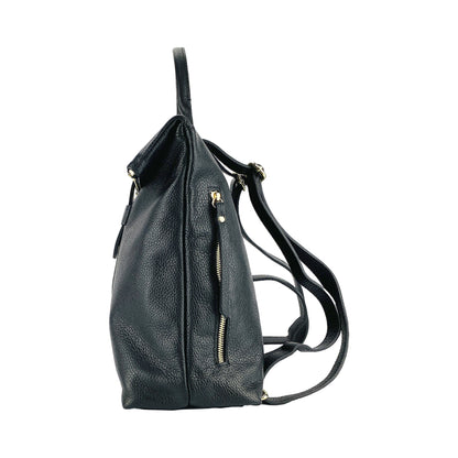 LISA – Weicher Damenrucksack aus echtem italienischem Leder  RENATO BORZATTA – Italy since 1978