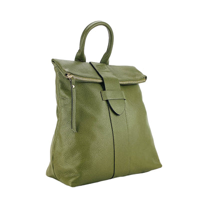 LISA – Weicher Damenrucksack aus echtem italienischem Leder  RENATO BORZATTA – Italy since 1978