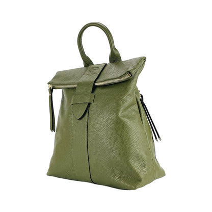 LISA – Weicher Damenrucksack aus echtem italienischem Leder  RENATO BORZATTA – Italy since 1978