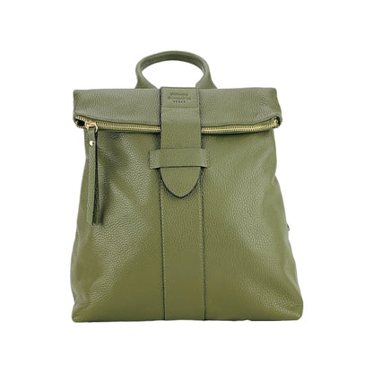LISA – Weicher Damenrucksack aus echtem italienischem Leder  RENATO BORZATTA – Italy since 1978