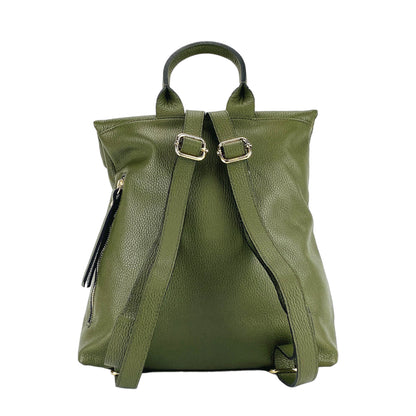 LISA – Weicher Damenrucksack aus echtem italienischem Leder  RENATO BORZATTA – Italy since 1978