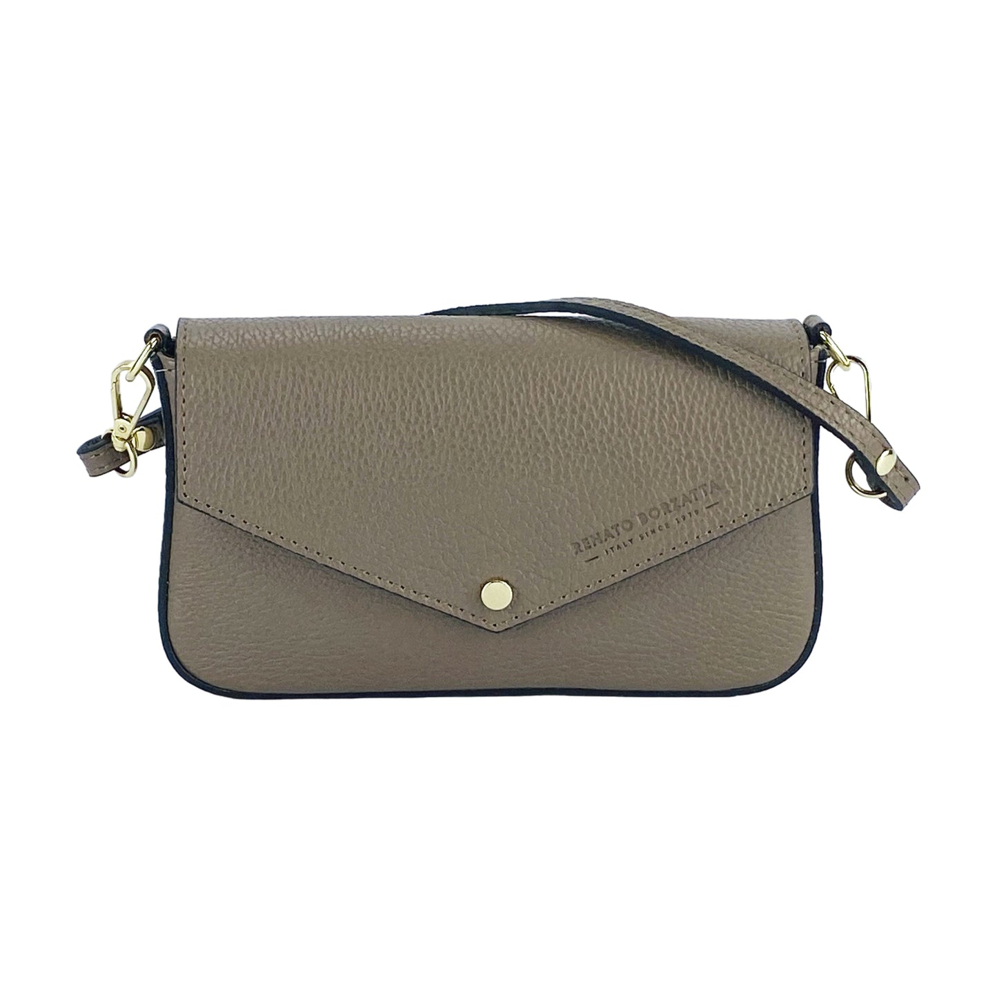 Premium Leder Umhängetasche Damen DAISY  – Kleine Designer Schultertasche Made in Italy
