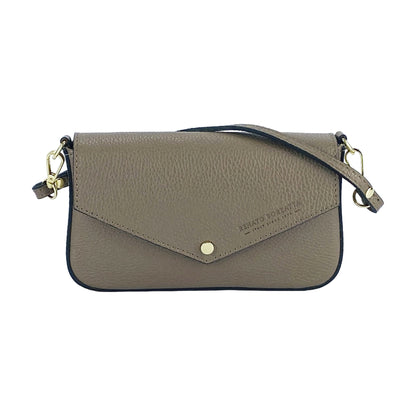 Premium Leder Umhängetasche Damen DAISY  – Kleine Designer Schultertasche Made in Italy