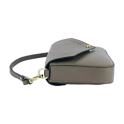 Premium Leder Umhängetasche Damen DAISY  – Kleine Designer Schultertasche Made in Italy