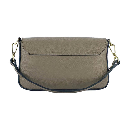 Premium Leder Umhängetasche Damen DAISY  – Kleine Designer Schultertasche Made in Italy