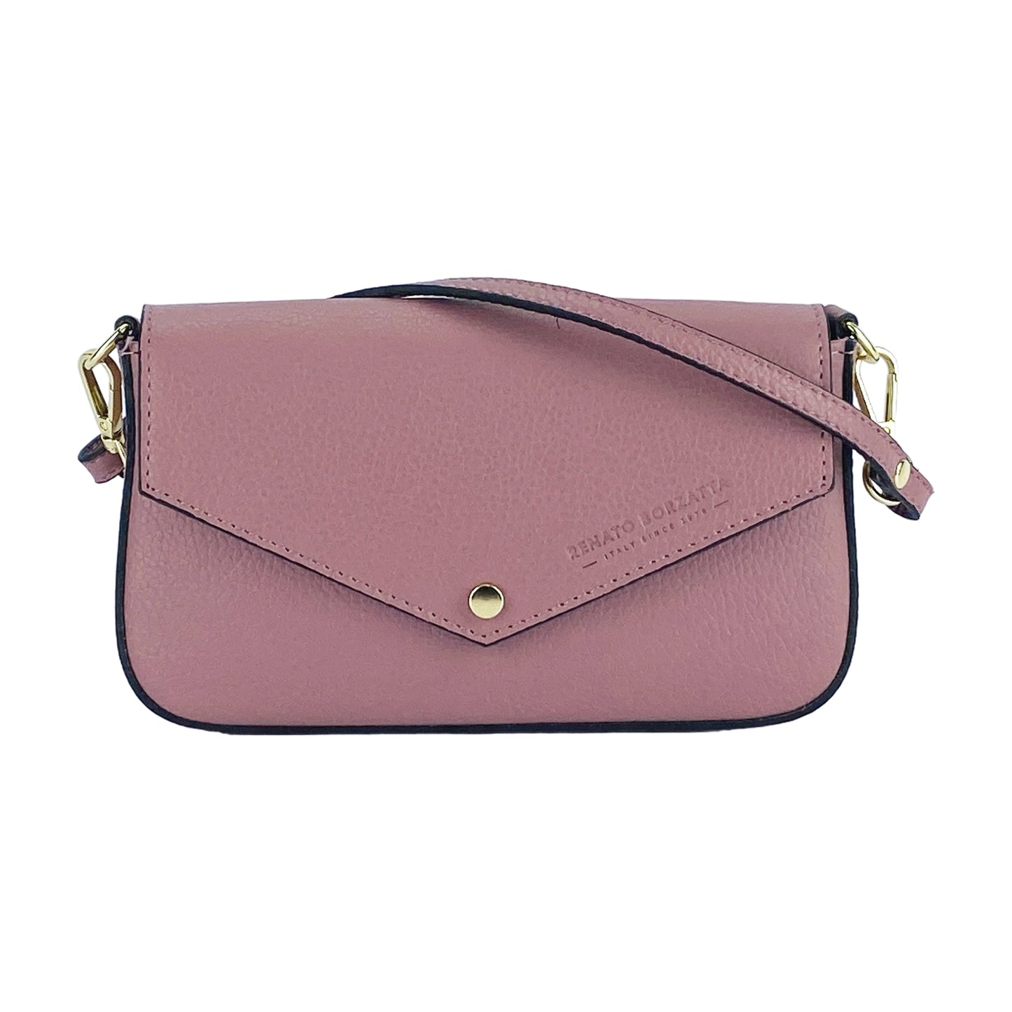 Premium Leder Umhängetasche Damen DAISY  – Kleine Designer Schultertasche Made in Italy