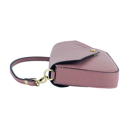 Premium Leder Umhängetasche Damen DAISY  – Kleine Designer Schultertasche Made in Italy