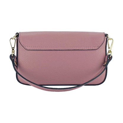 Premium Leder Umhängetasche Damen DAISY  – Kleine Designer Schultertasche Made in Italy