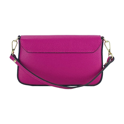 Premium Leder Umhängetasche Damen DAISY  – Kleine Designer Schultertasche Made in Italy