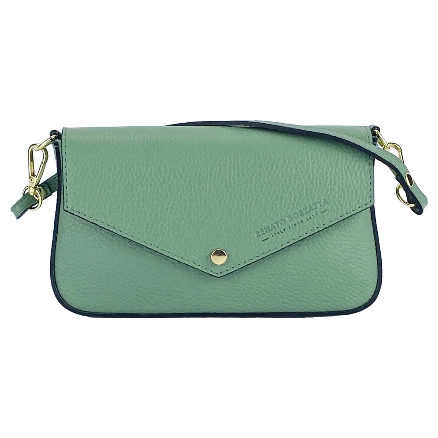 Premium Leder Umhängetasche Damen DAISY  – Kleine Designer Schultertasche Made in Italy
