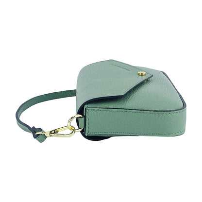 Premium Leder Umhängetasche Damen DAISY  – Kleine Designer Schultertasche Made in Italy