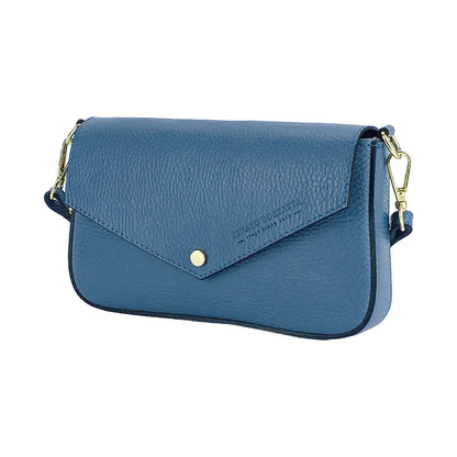 Premium Leder Umhängetasche Damen DAISY  – Kleine Designer Schultertasche Made in Italy