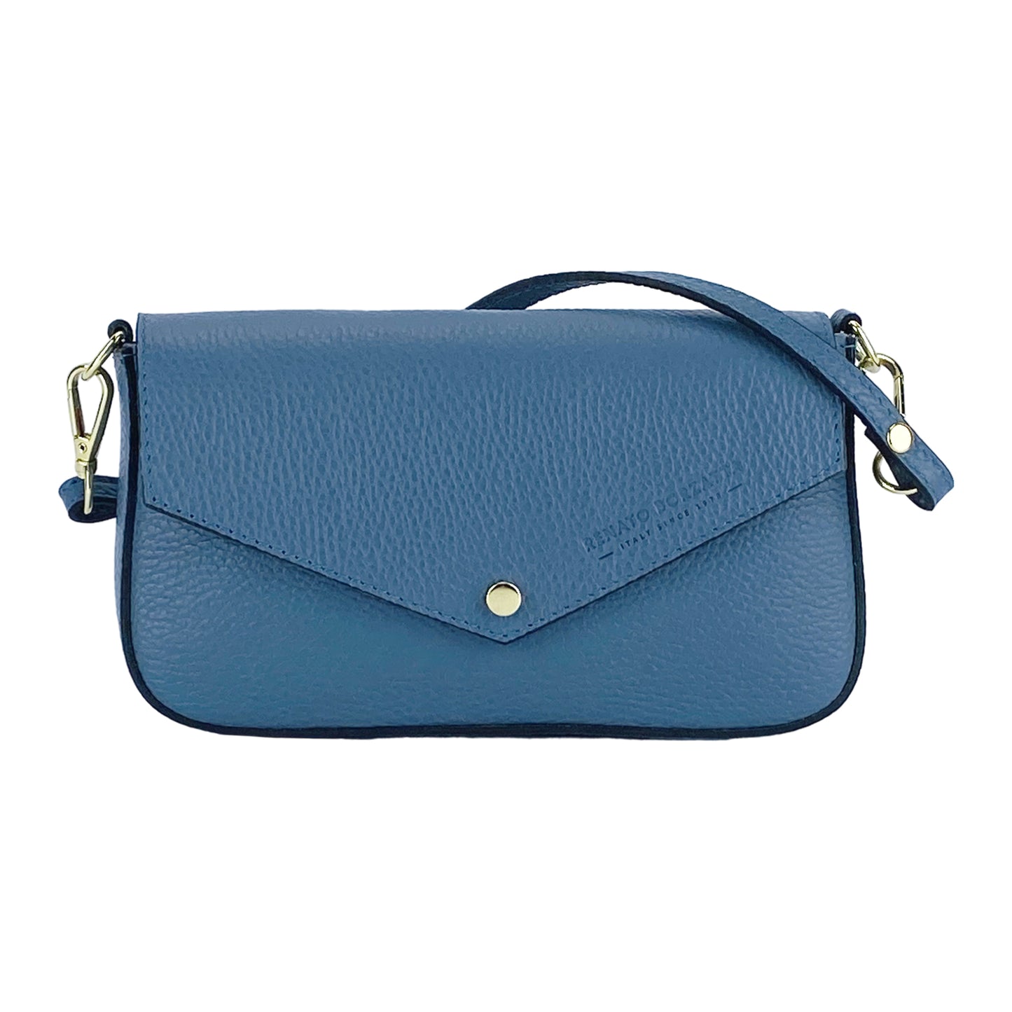 Premium Leder Umhängetasche Damen DAISY  – Kleine Designer Schultertasche Made in Italy