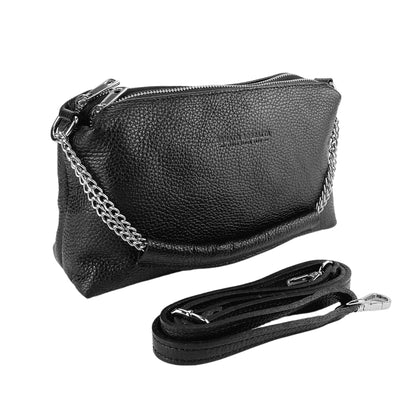 NADA  Elegante Damenhandtasche aus echtem italienischem Leder