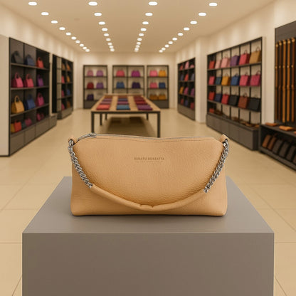 NADA  Elegante Damenhandtasche aus echtem italienischem Leder