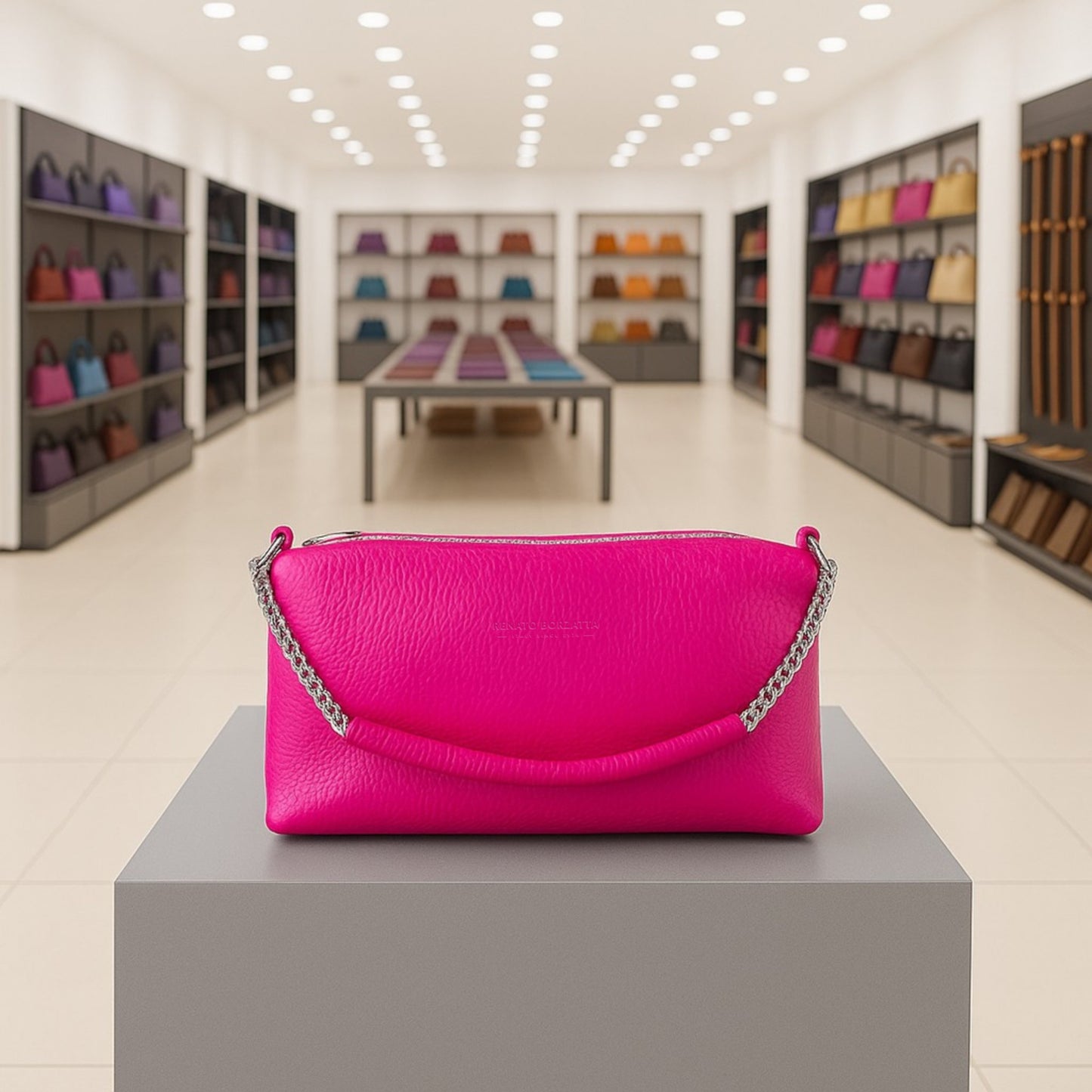 NADA  Elegante Damenhandtasche aus echtem italienischem Leder