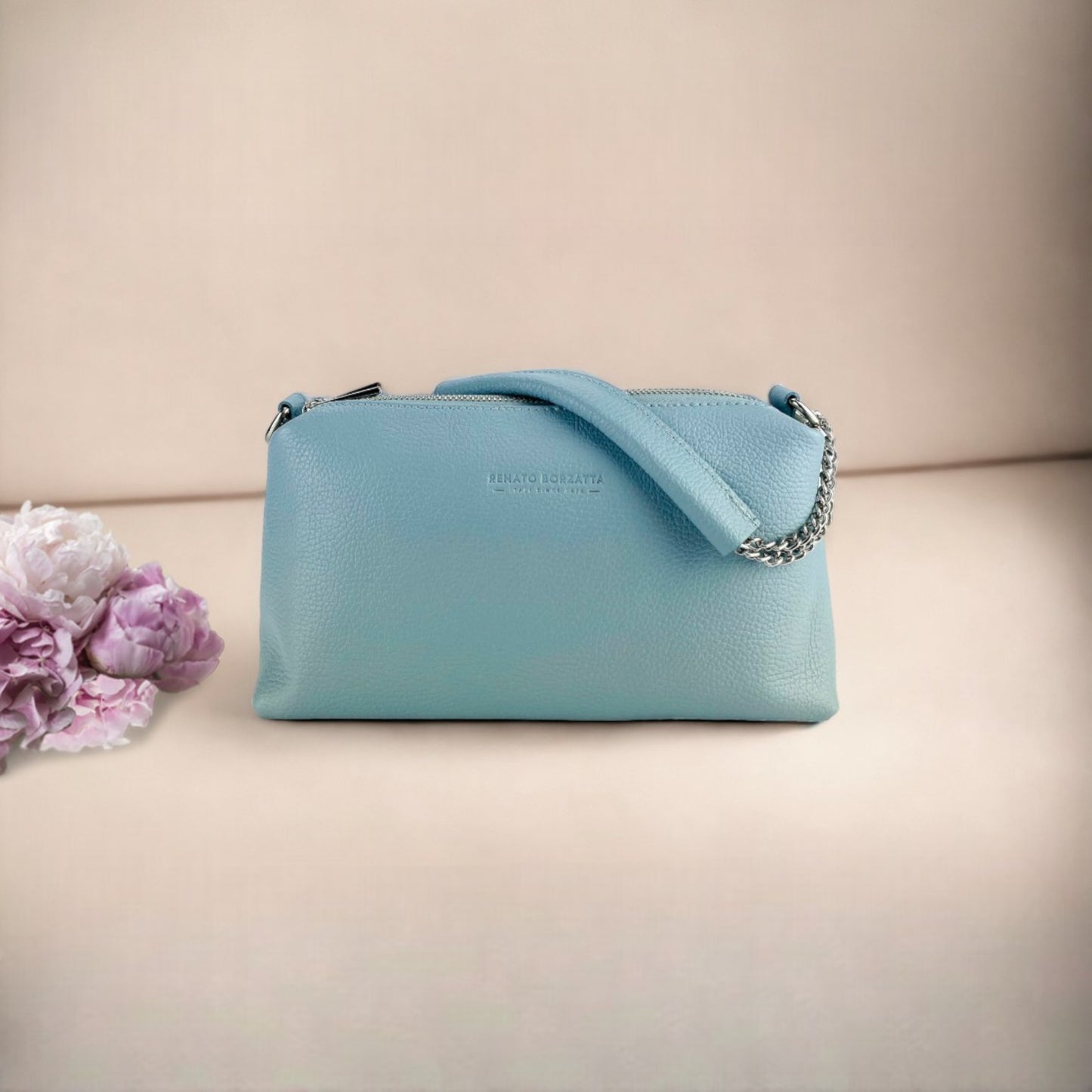 NADA  Elegante Damenhandtasche aus echtem italienischem Leder