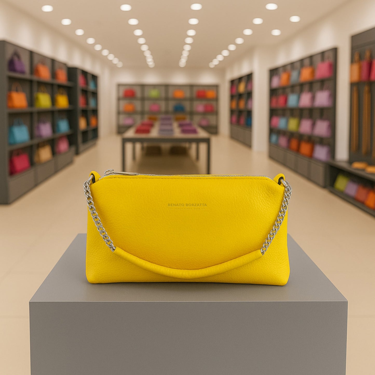 NADA  Elegante Damenhandtasche aus echtem italienischem Leder