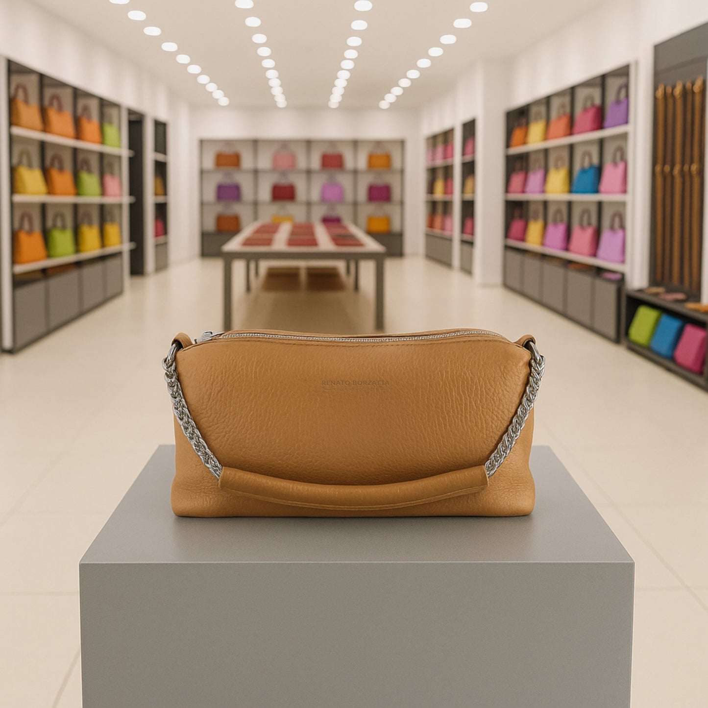 NADA  Elegante Damenhandtasche aus echtem italienischem Leder