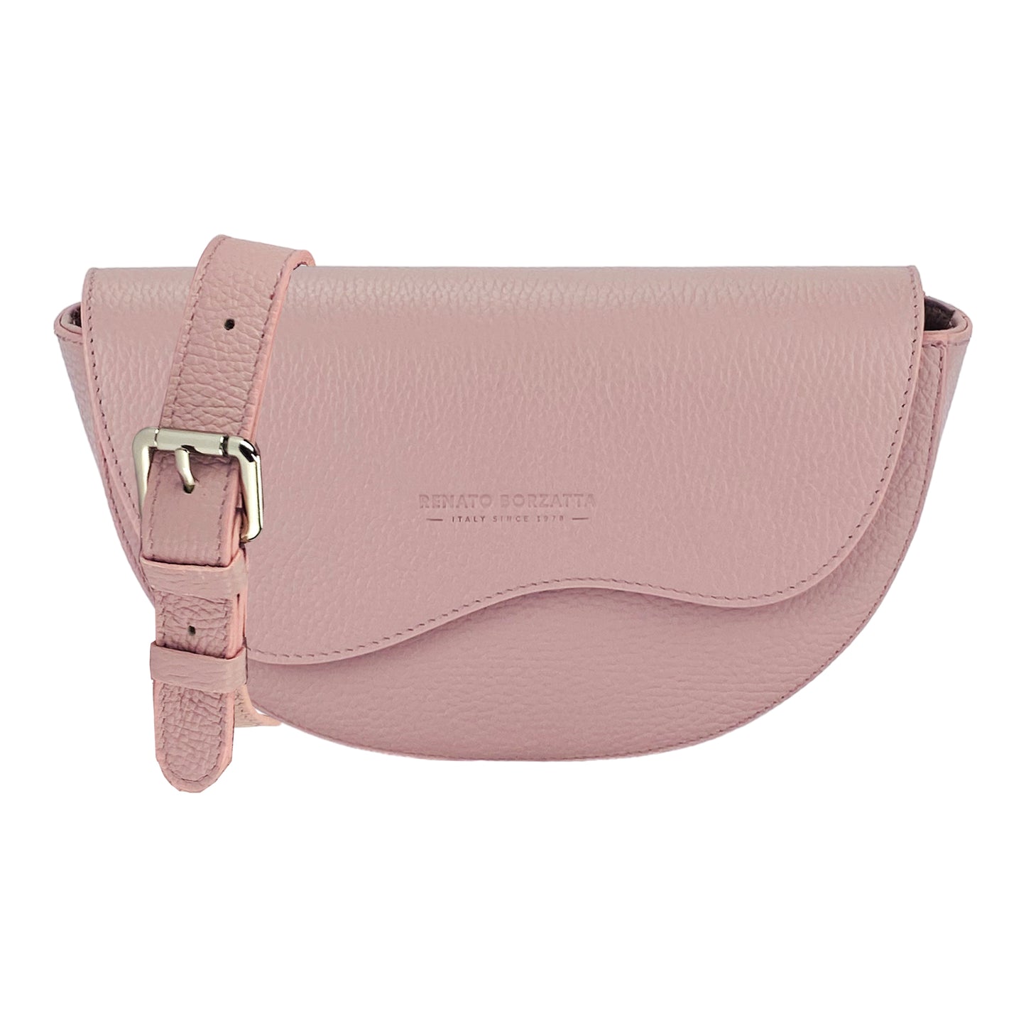 GIADA – Runde Damen-Umhängetasche aus echtem Leder – Made in Italy