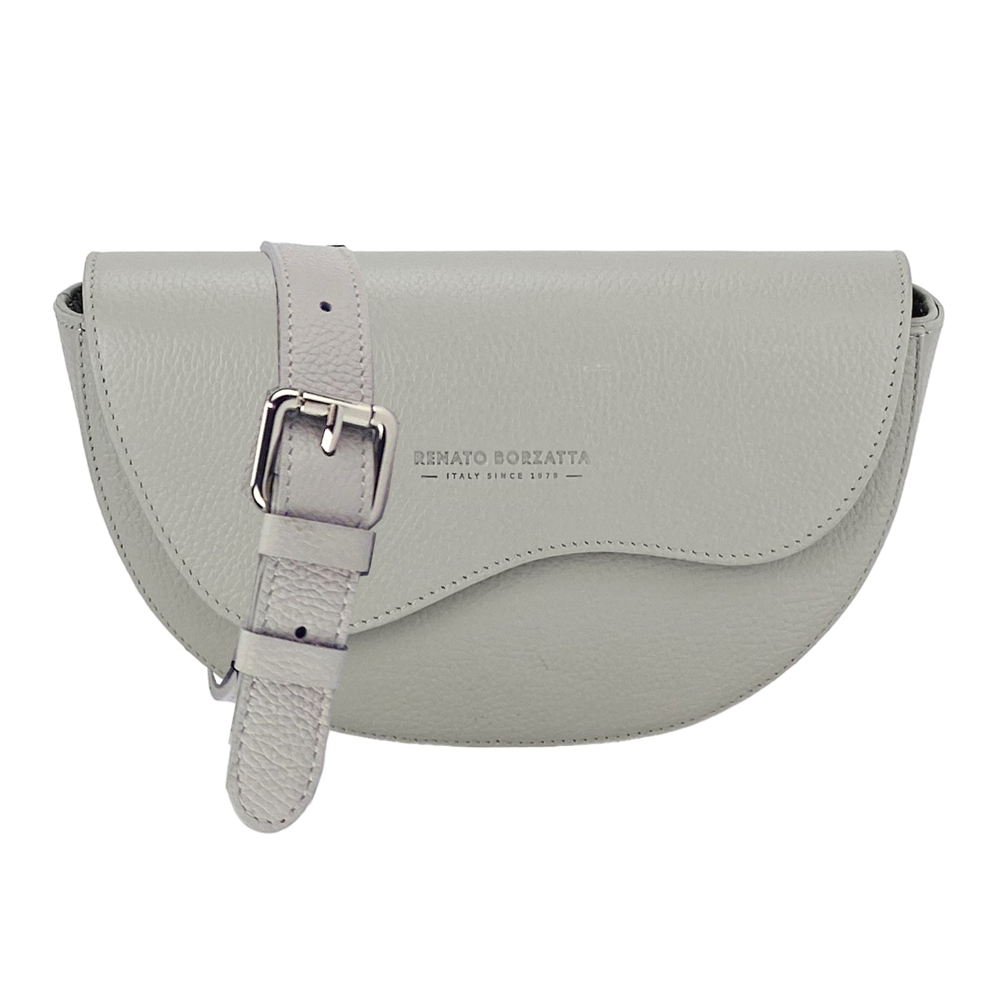 GIADA – Runde Damen-Umhängetasche aus echtem Leder – Made in Italy