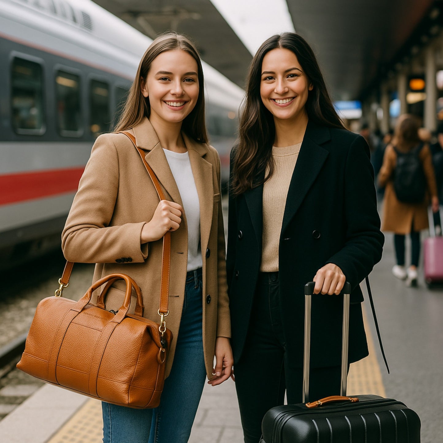 EVAN – Exklusive Reisetasche aus echtem italienischem Leder
