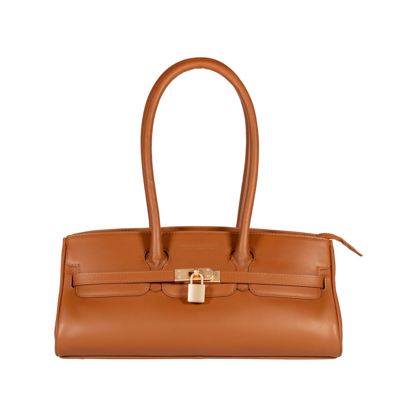 RENATO BORZATTA ARIANNA Damen Schultertasche – Echtleder Sauvage Made in Italy