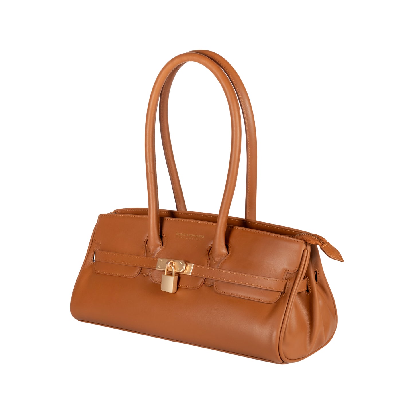 RENATO BORZATTA ARIANNA Damen Schultertasche – Echtleder Sauvage Made in Italy