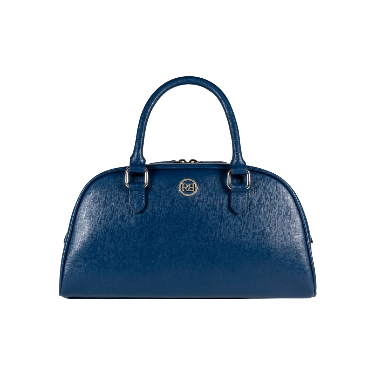 RENATO BORZATTA VIRGINIA Damen Bowlingtasche Rot – Echtleder Saffiano Made in Italy