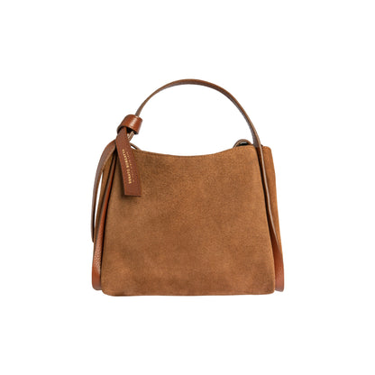 RENATO BORZATTA ALICE Damenhandtasche Wildleder – Made in Italy Echtleder