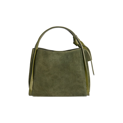 RENATO BORZATTA ALICE Damenhandtasche Wildleder – Made in Italy Echtleder